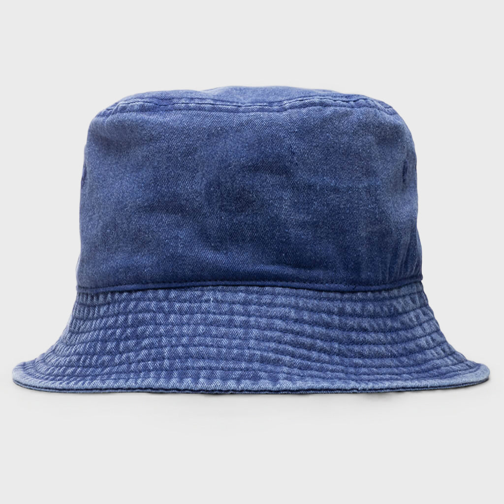 Washed Stock Bucket Hat - Blue