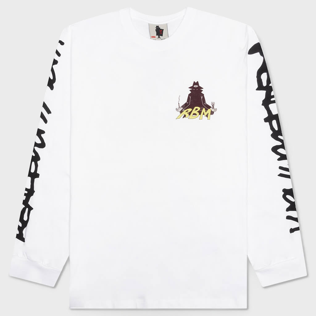 Piano Meditation L/S Tee - White