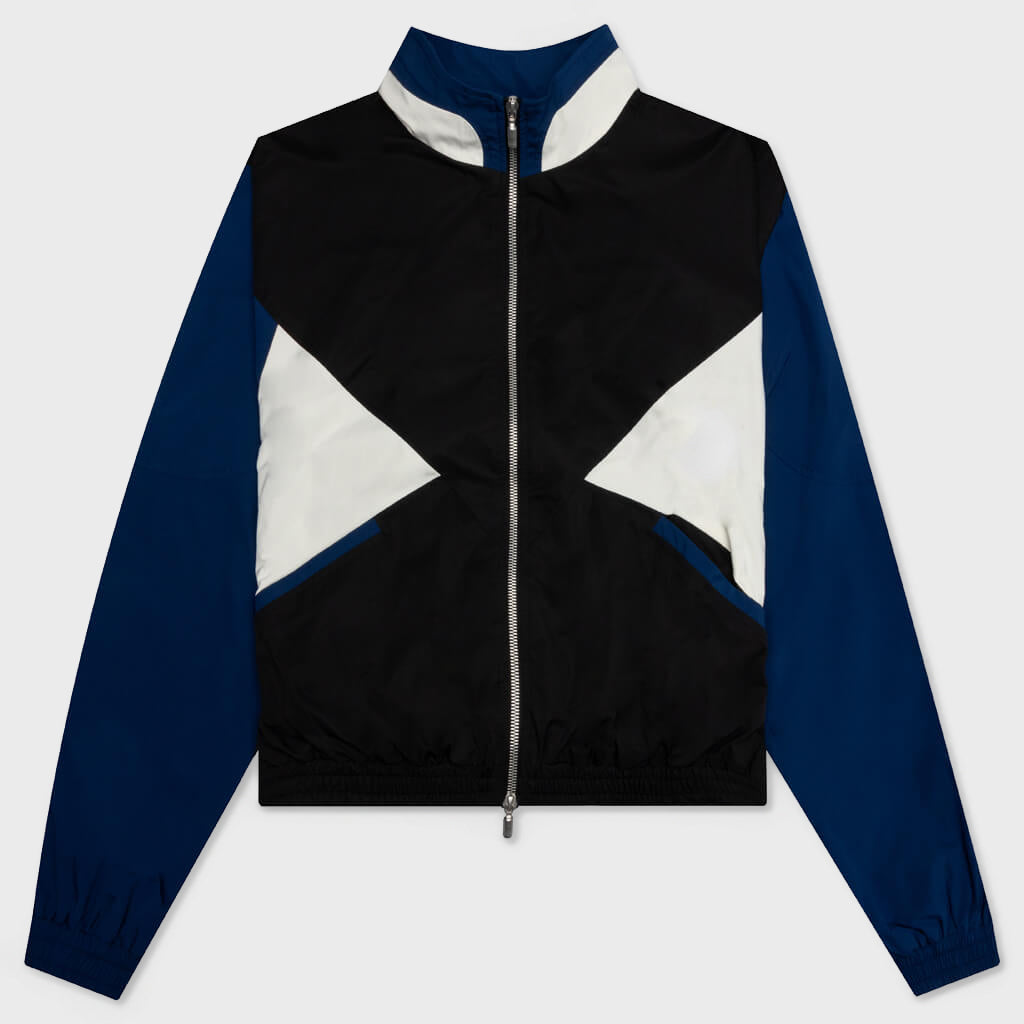 Color Blocked Track Jacket - Black/Slate