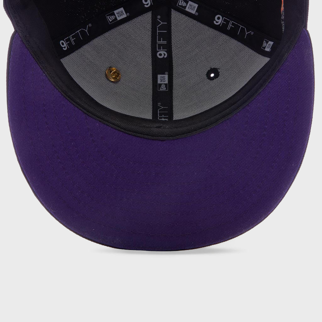 Old English Scottsdale Snapback - Black/Purple