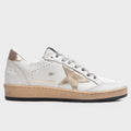 Women's Ball Star Net Sneaker - Milk/Gold