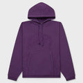Embroidered Relaxed Hoodie - Purple