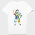 Kids BB Astro S/S Knit - White