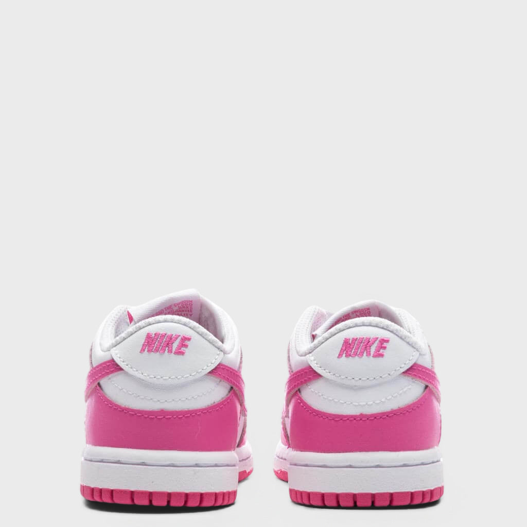 Dunk Low (TD) - White/Laser Fuchsia