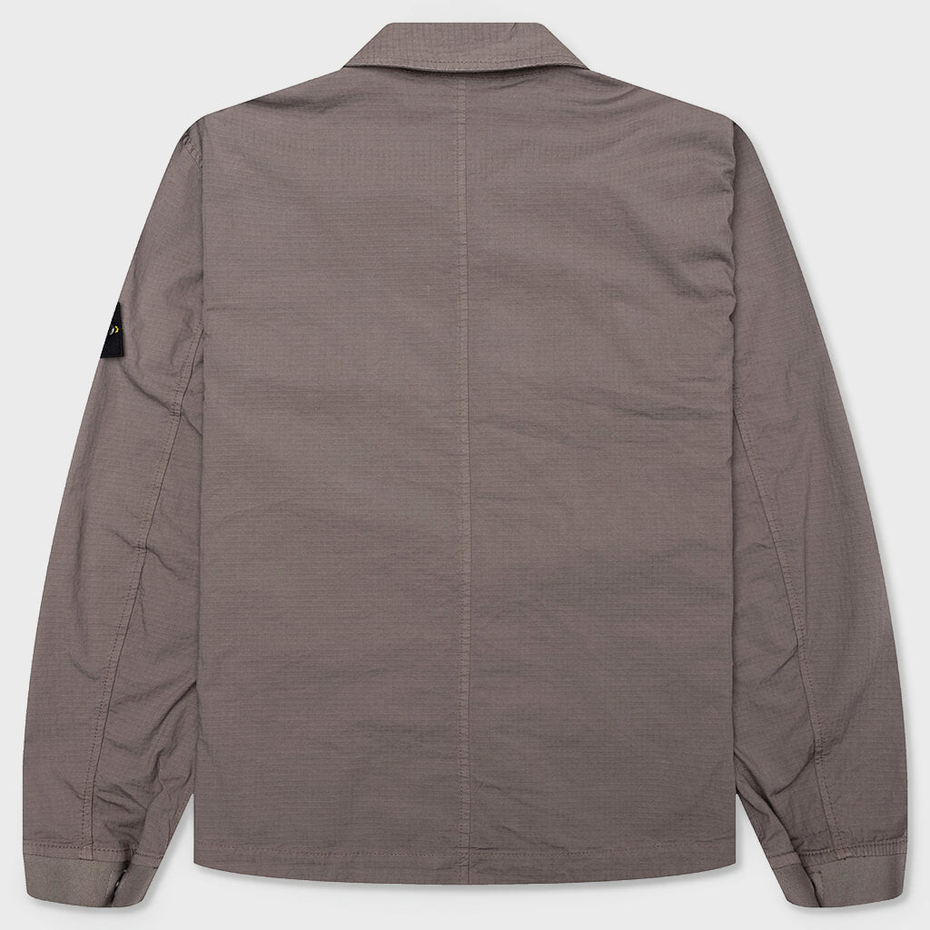 Regular Fit Overshirt - Dove Grey