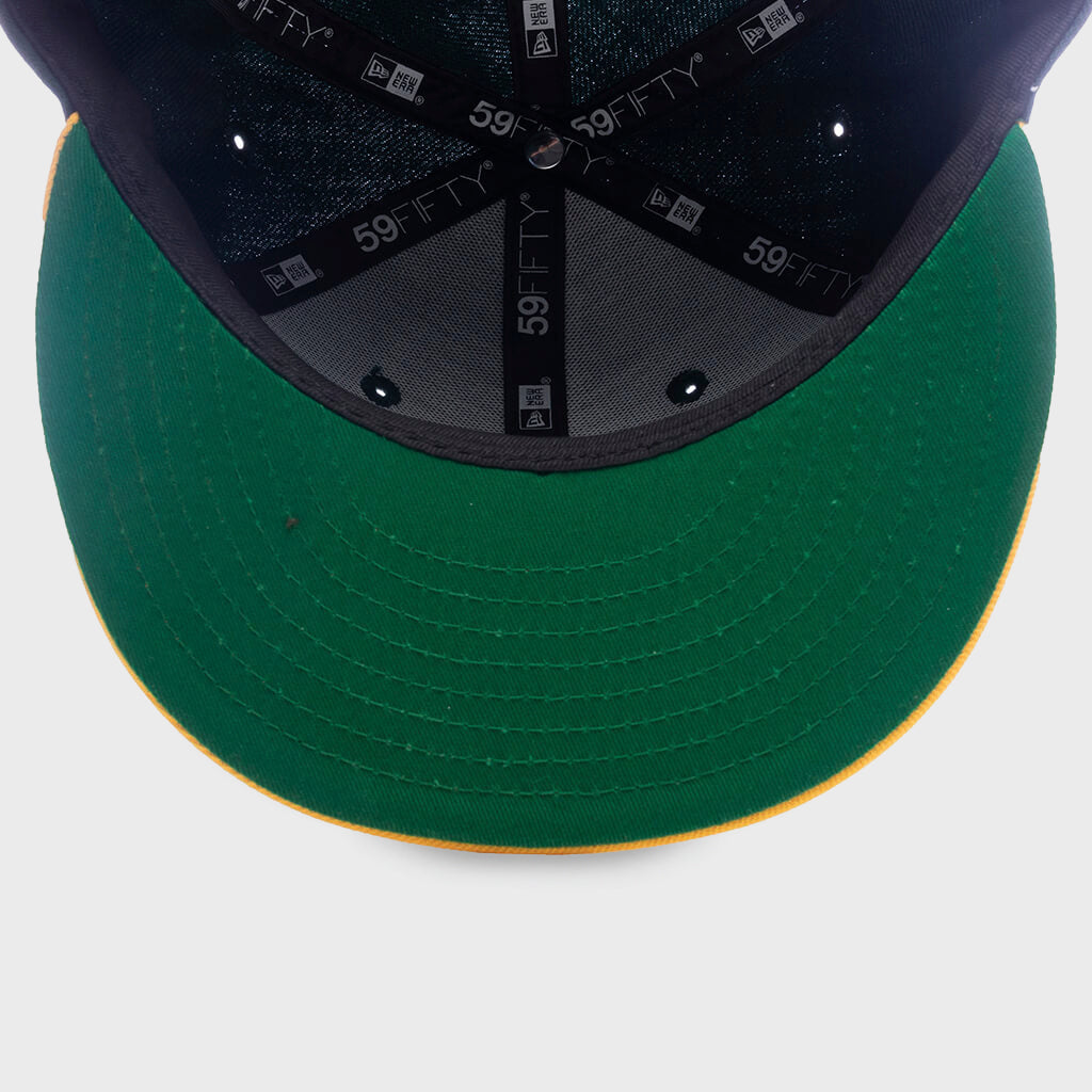 59FIFTY Fitted Wool - Dark Green/Yellow