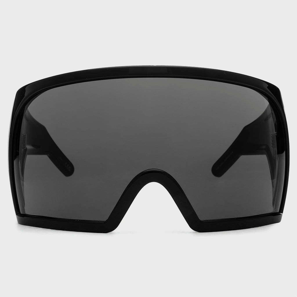 Sunglasses Kriester Shiny - Black Temple/Black Lens