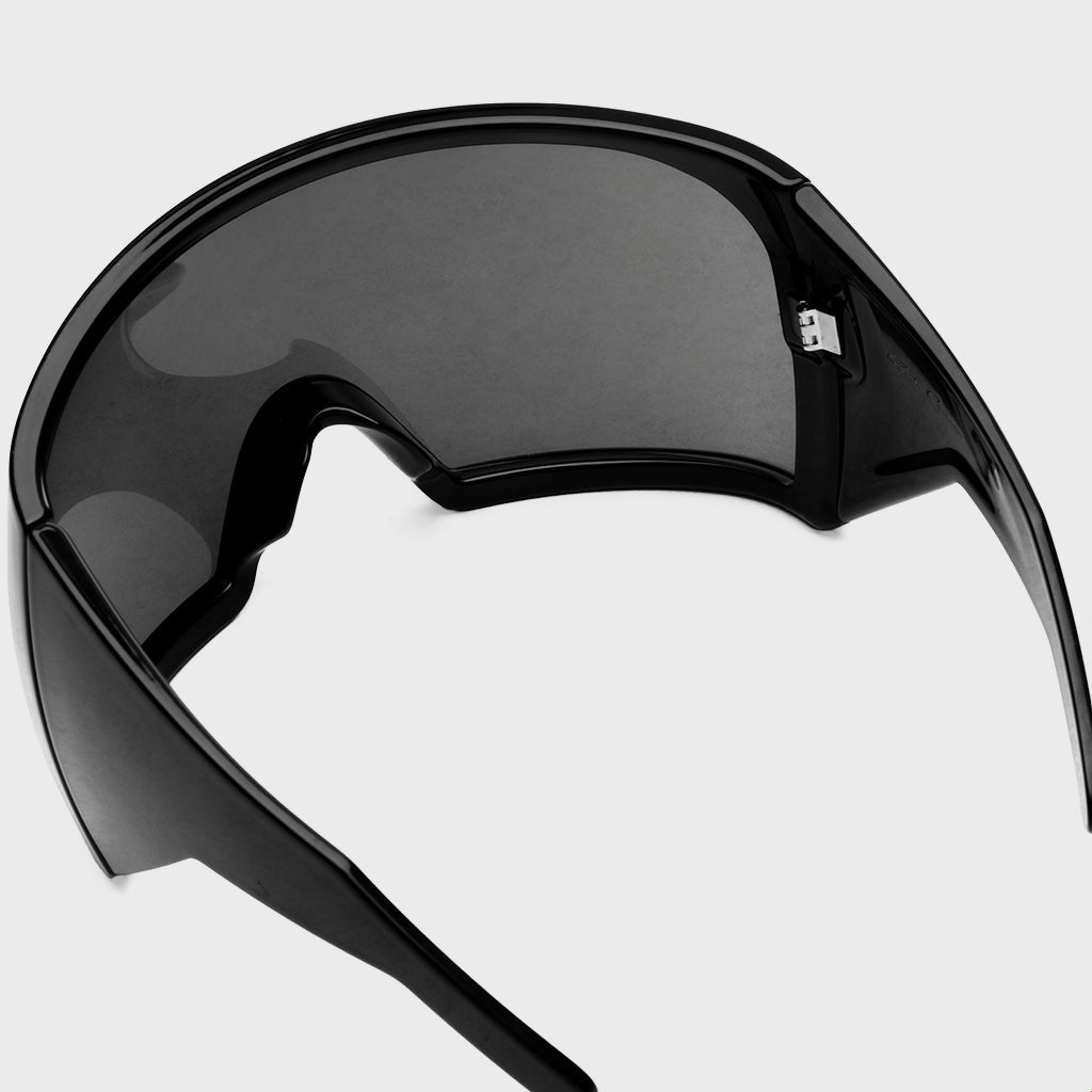 Sunglasses Kriester Shiny - Black Temple/Black Lens