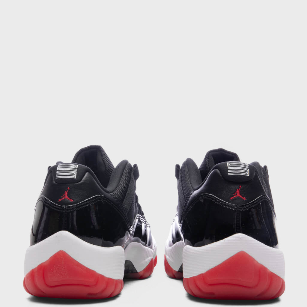 Air Jordan 11 Retro Low 'Bred' (GS) - Black/Varsity Red/White