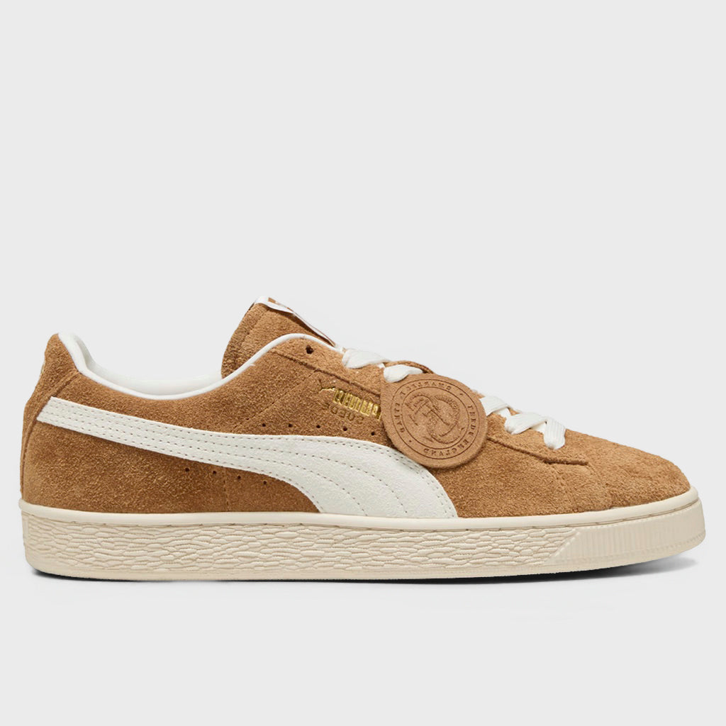Suede Charles F. Stead V - Honey Butter/White