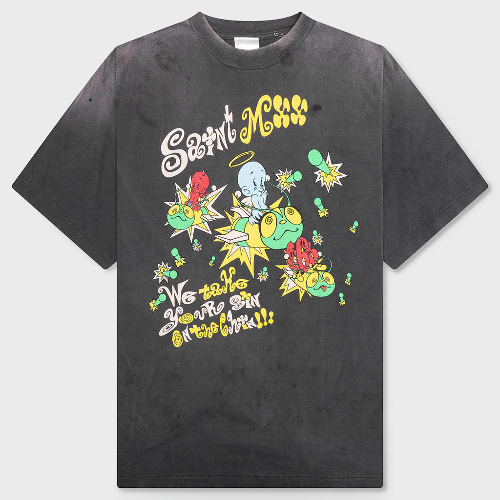Saint-A-Delic S/S Tee - Black
