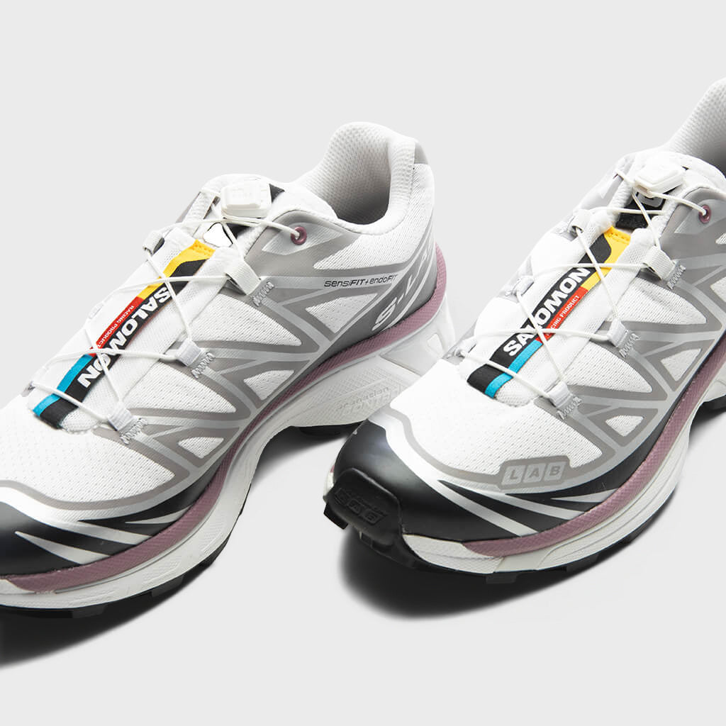 XT-6 - White/Black/Dusky Orchid