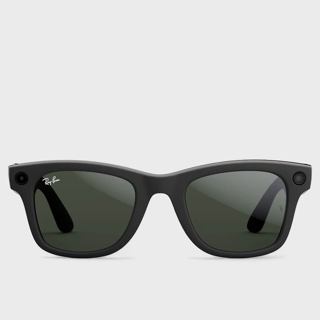 Meta Wayfarer (Large) - Matte Black/Transitions Graphite Green