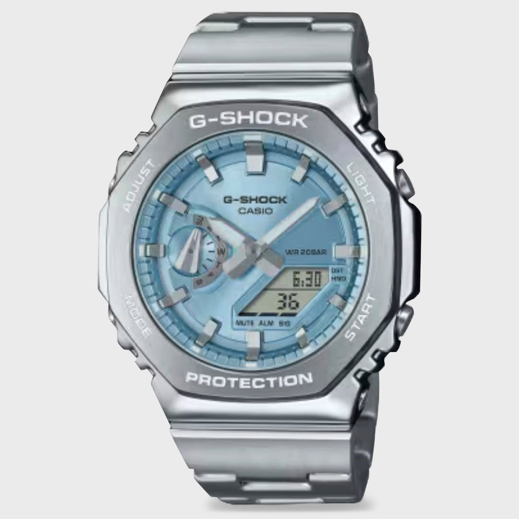 GM2110D-2A - Silver/Sky Blue