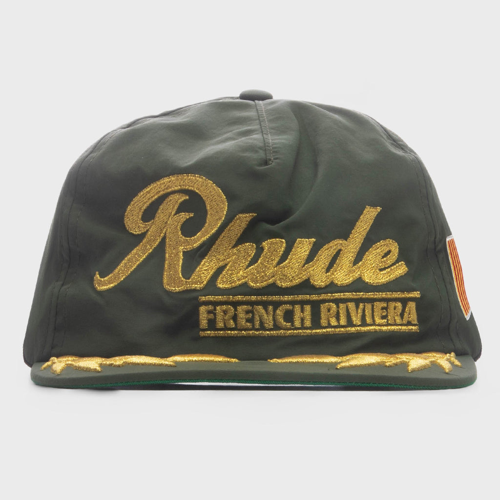 Rhude French Riviera Hat - Green/Gold