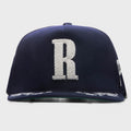 Grapevine R-Crown Fitted Hat - Navy/White