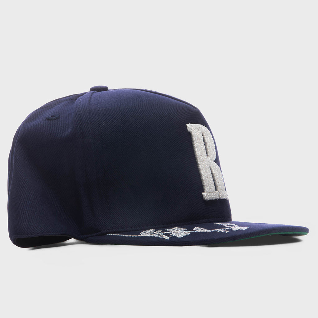 Grapevine R-Crown Fitted Hat - Navy/White