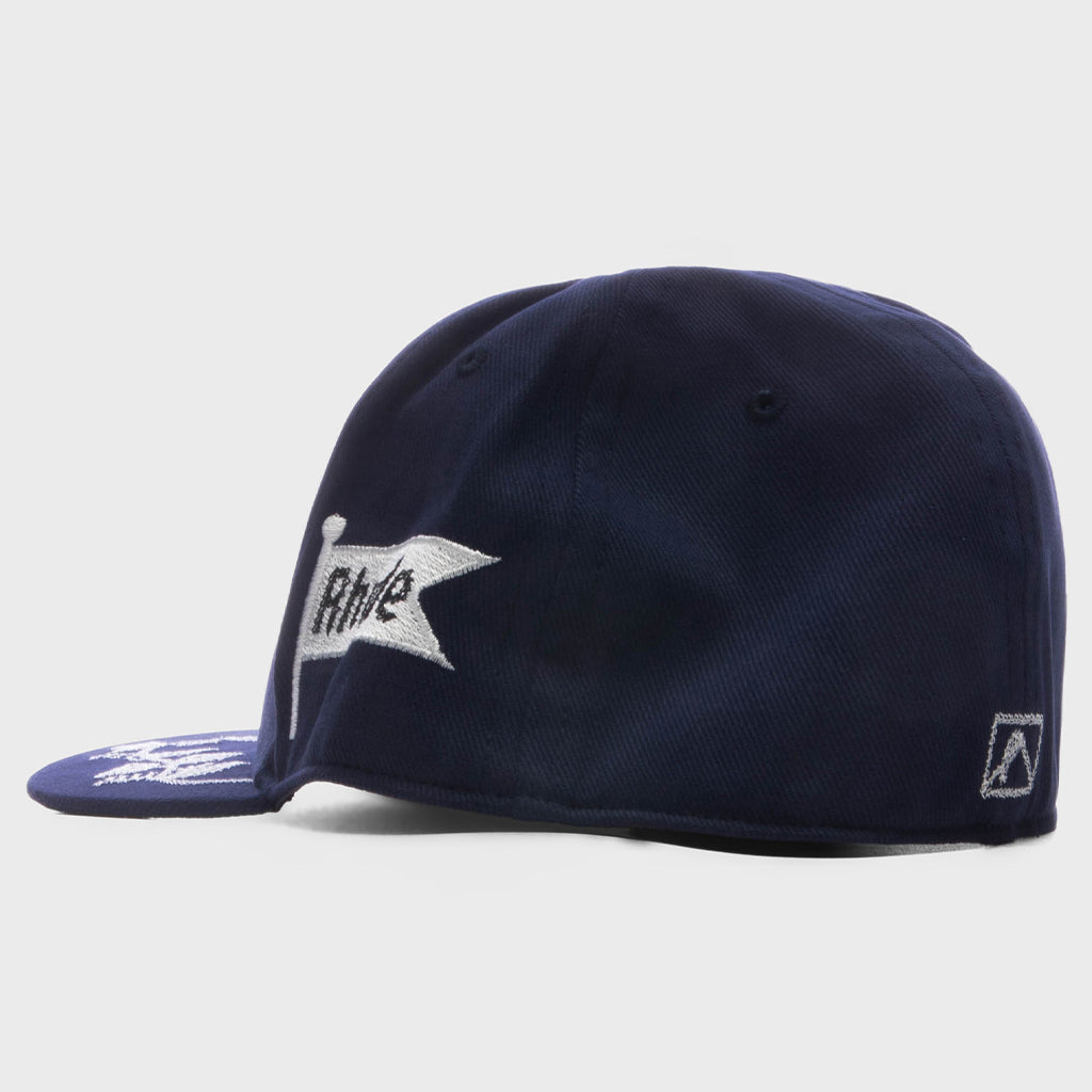 Grapevine R-Crown Fitted Hat - Navy/White