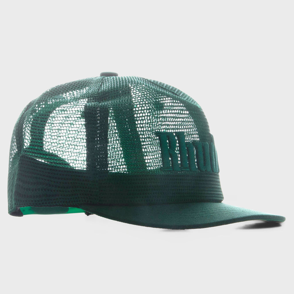 Rhude Logo Mesh Hat - Green/Green