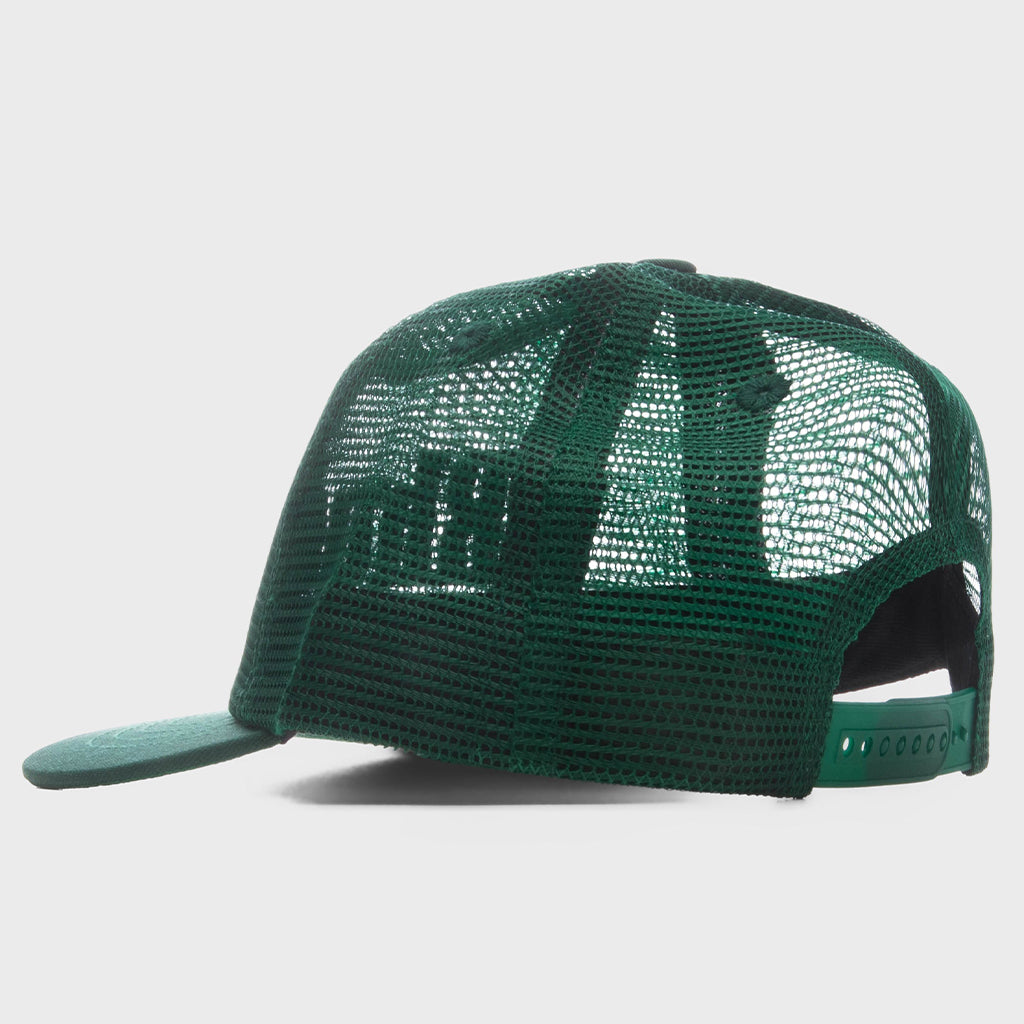 Rhude Logo Mesh Hat - Green/Green