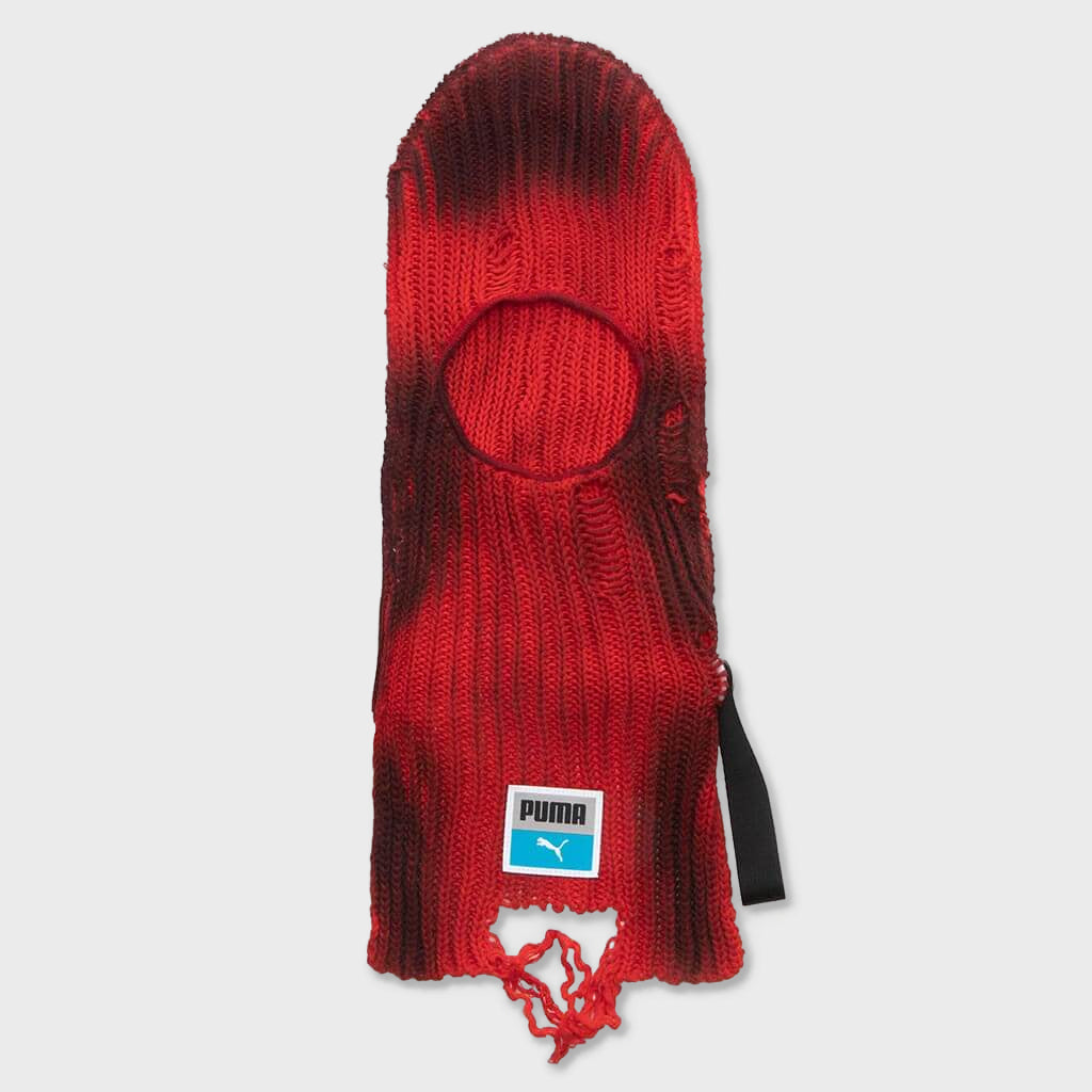 Knitted Balaclava - Red