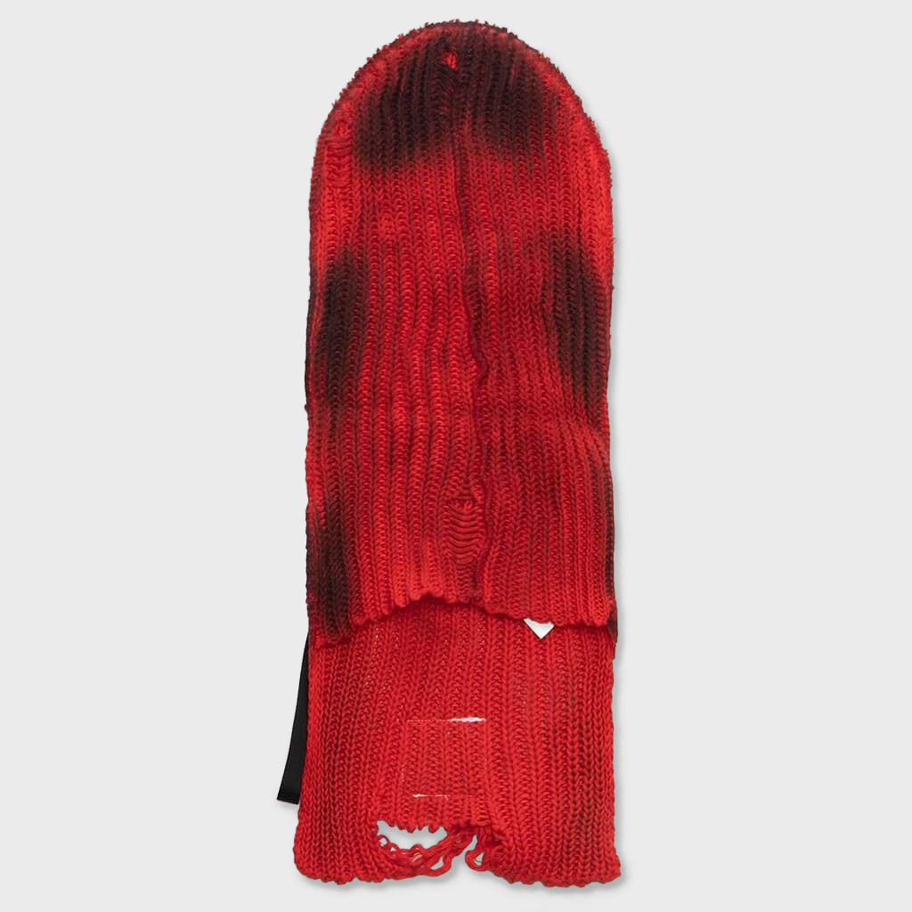 Knitted Balaclava - Red