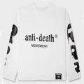 Anti Death Enemy L/S Tee - Max White