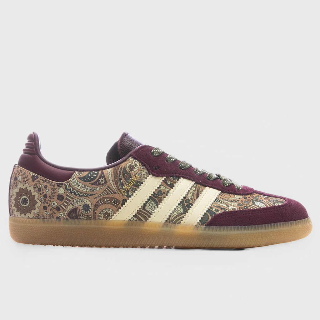 Women's Samba OG - Maroon/Warm Vanilla/Olive Strata