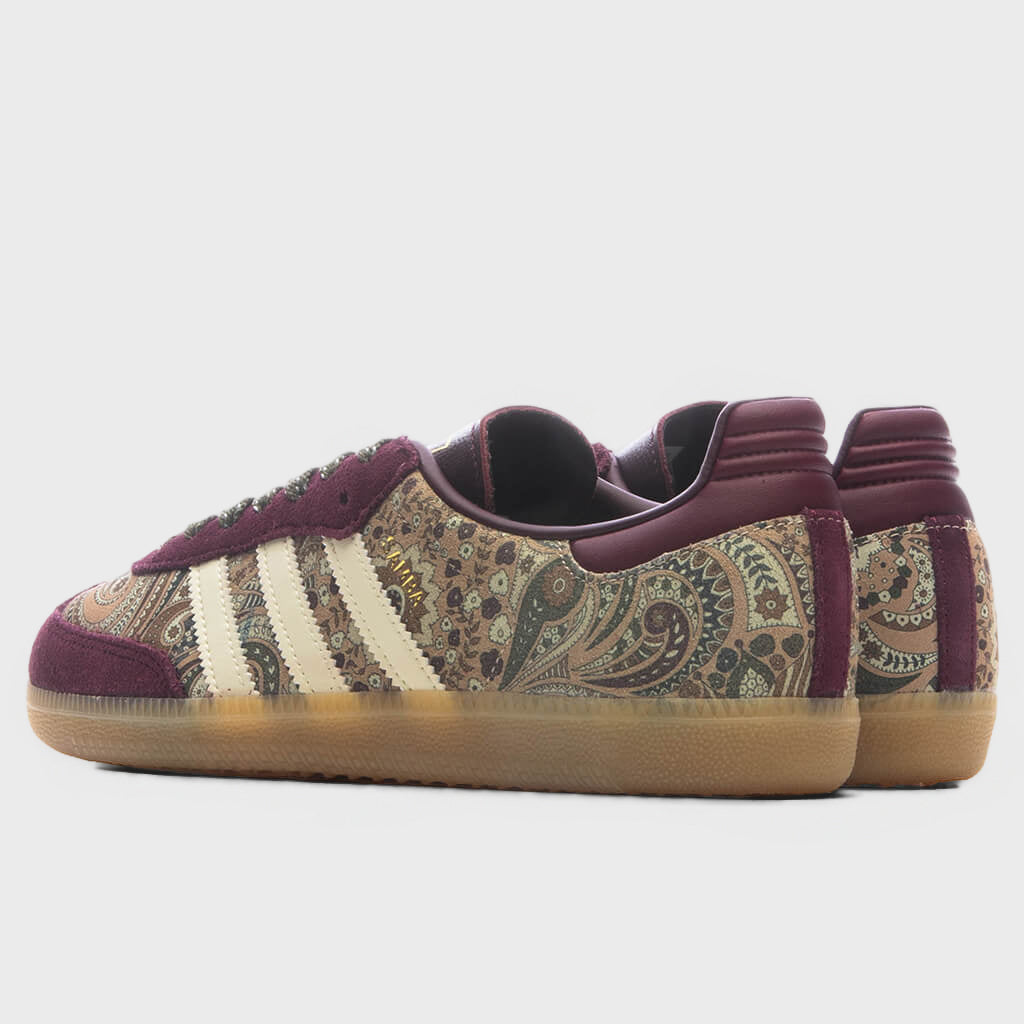 Women's Samba OG - Maroon/Warm Vanilla/Olive Strata