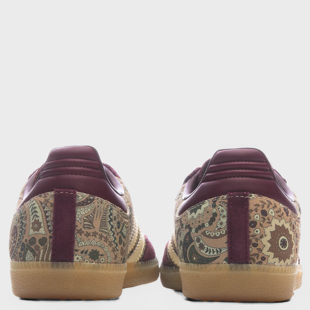 Women's Samba OG - Maroon/Warm Vanilla/Olive Strata