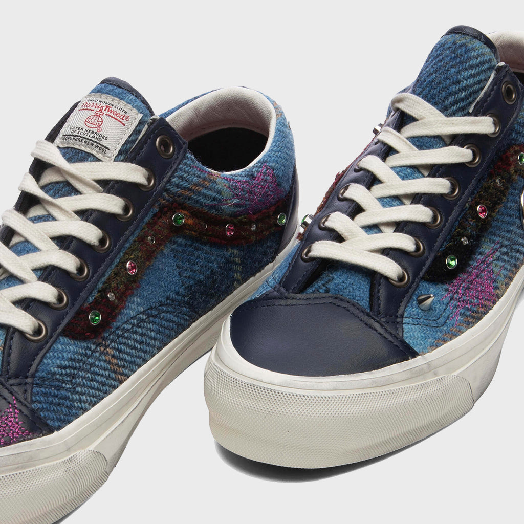 Premium LX Old Skool 36 Harris Tweed - Tweed Navy Blue