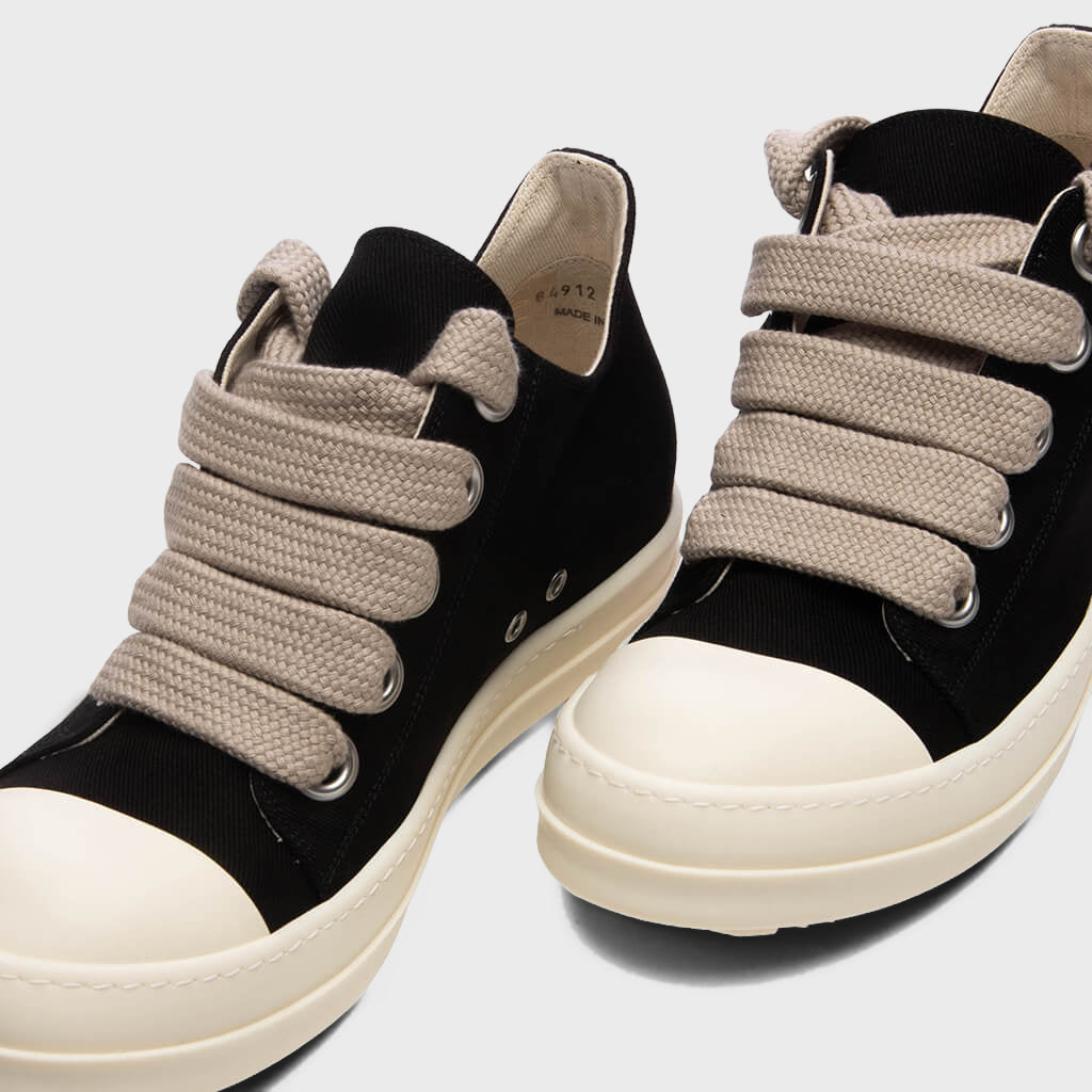 Jumbolace Low Sneaks - Black/Milk