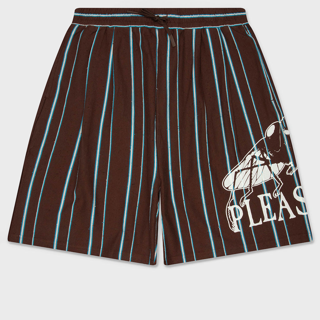 Teleport Wide Shorts - Brown