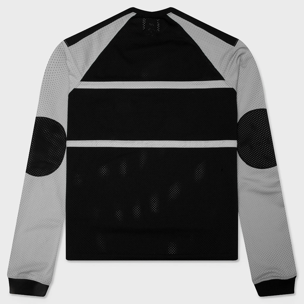 Super Mesh Moto L/S Shirt - Grey