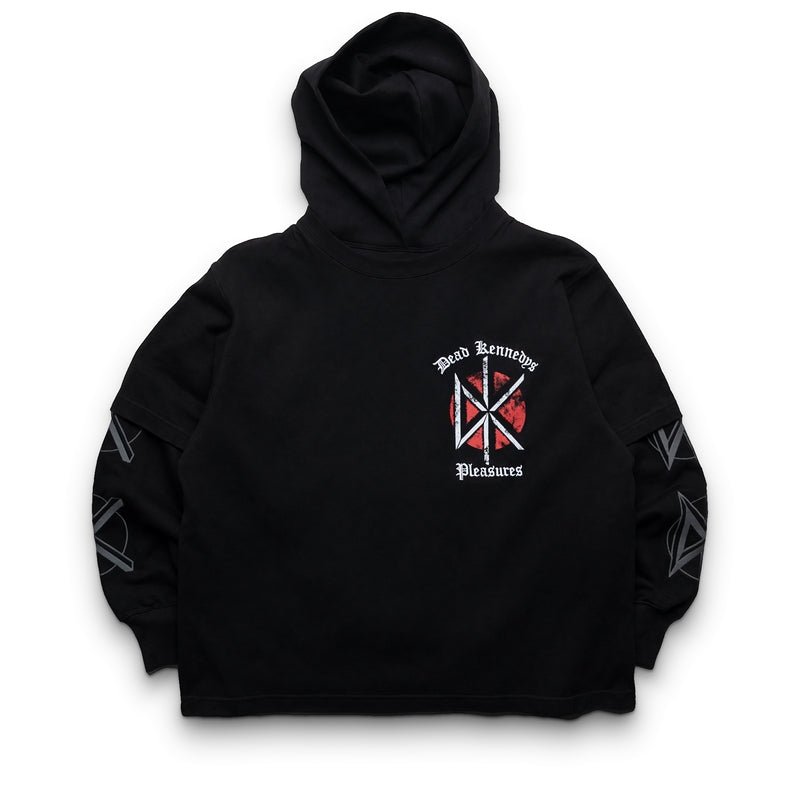 Pleasures Kennedys Layered Hoodie - Black