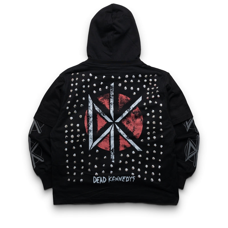 Pleasures Kennedys Layered Hoodie - Black