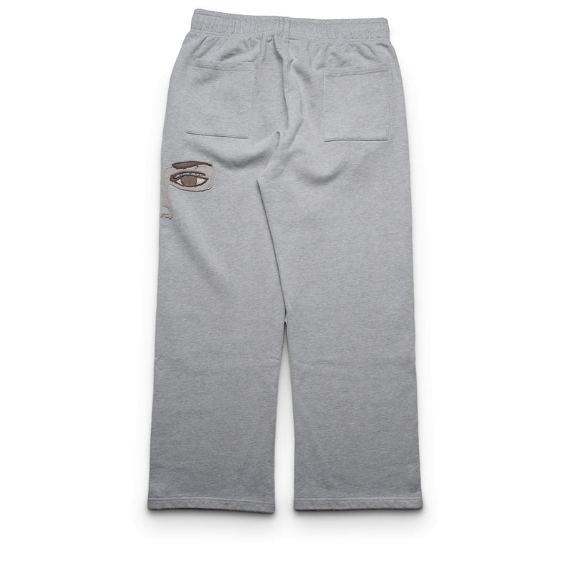 KidSuper Face Sweatpants - Stone Grey