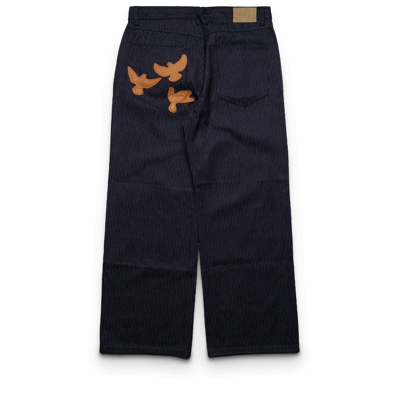 KidSuper Stripe Dove Denim Pants - Dark Blue