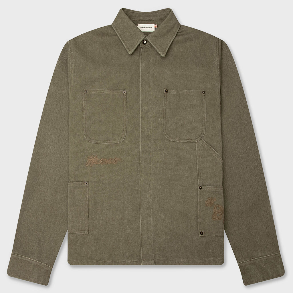 #88 Carpenter Shirt - Pebble