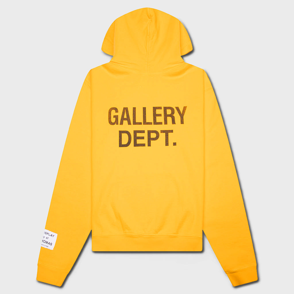 90's GD Logo Hoodie - Gold