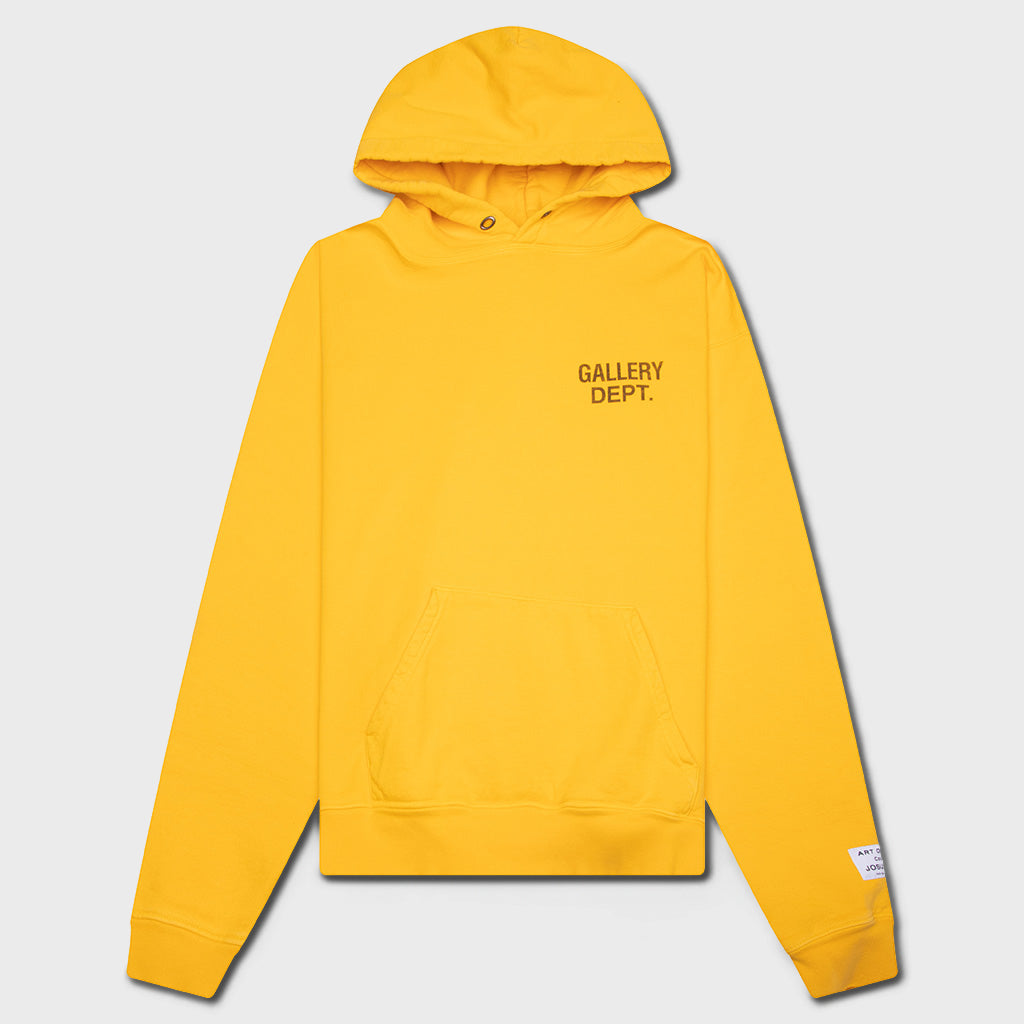 90's GD Logo Hoodie - Gold