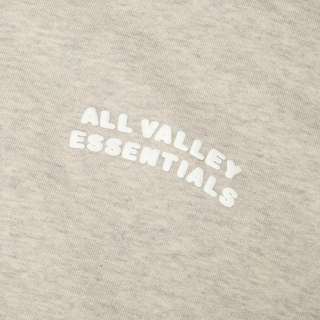90s Zip-Up Hoodie - Washed Vanilla Heather