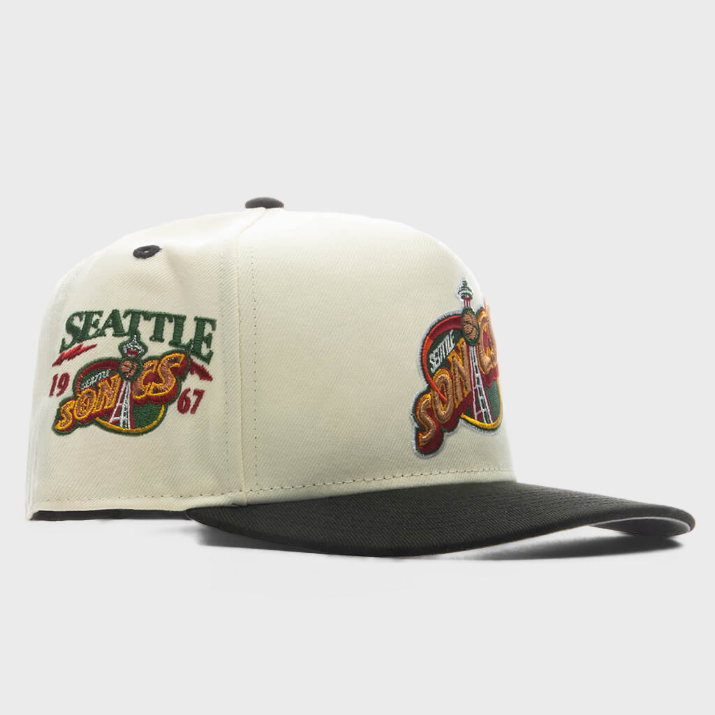 9FIFTY A-Frame Curve Hardwood Classics- Seattle SuperSonics