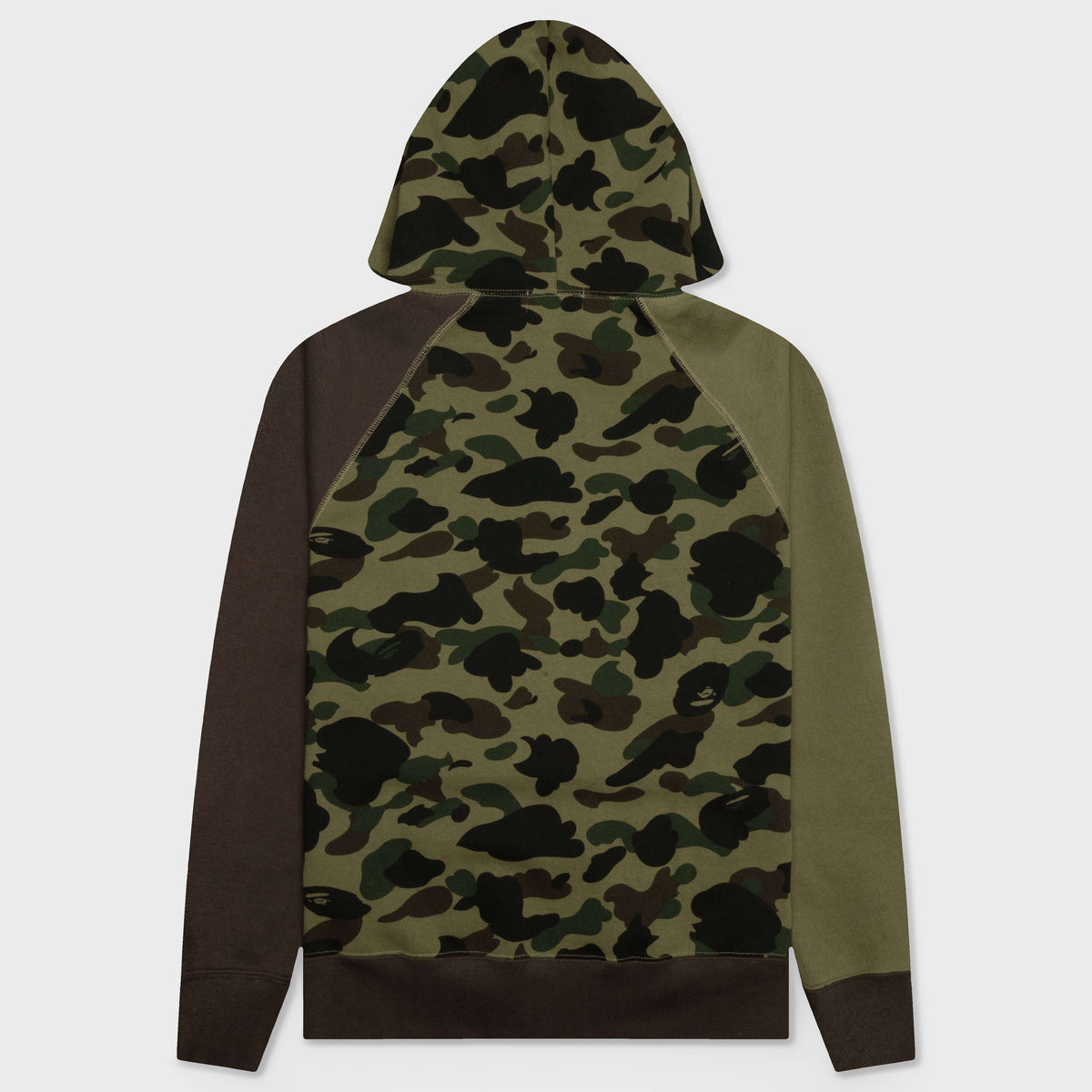 1st Camo Crazy College Full Zip Hoodie - Green