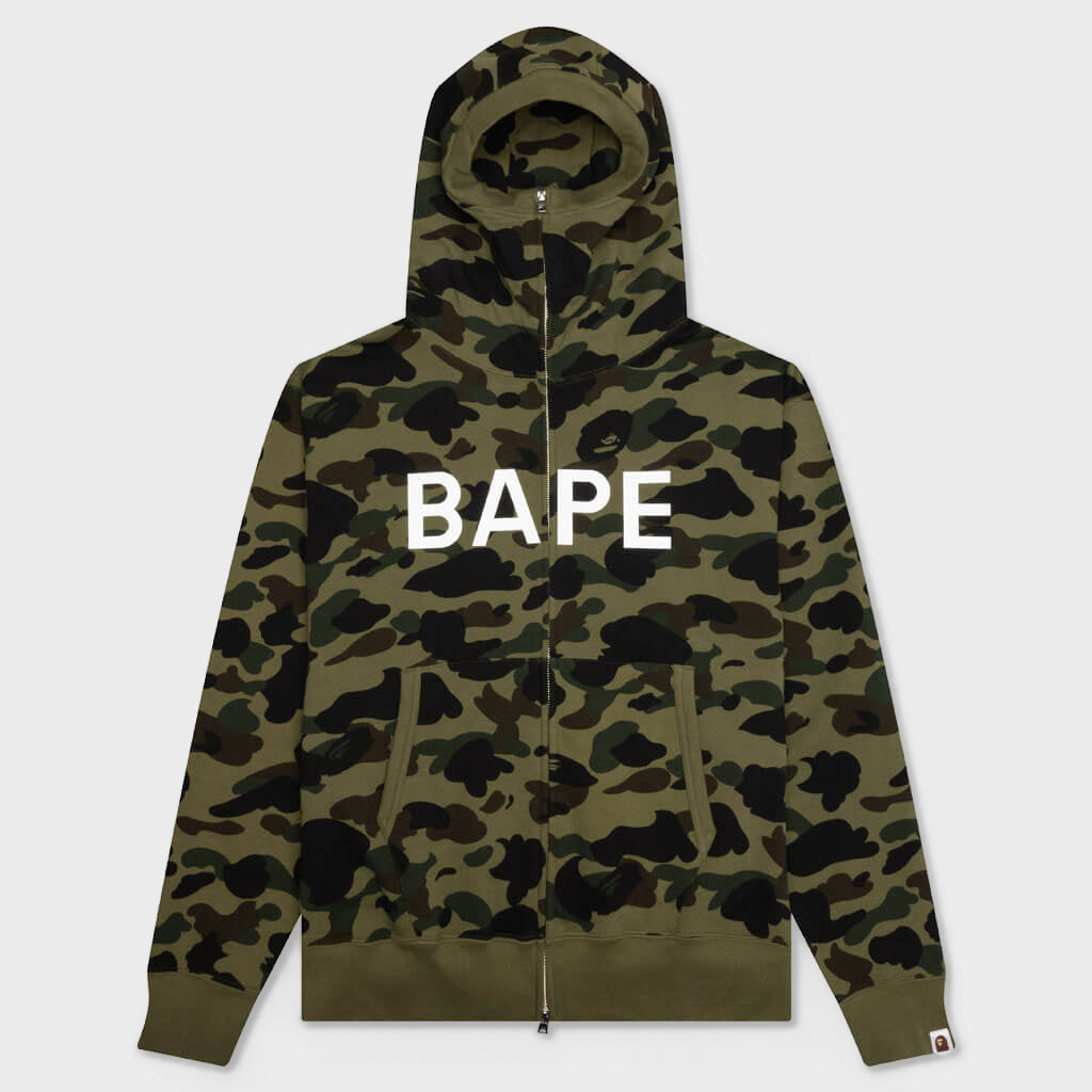 1st Camo Full Zip Hoodie - Green