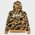 1st Camo Full Zip Hoodie - Yellow