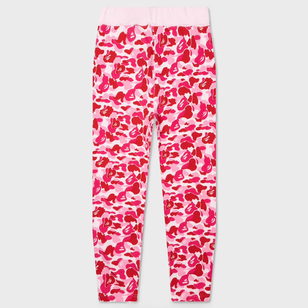 Abc Camo Sweat Pants - Pink