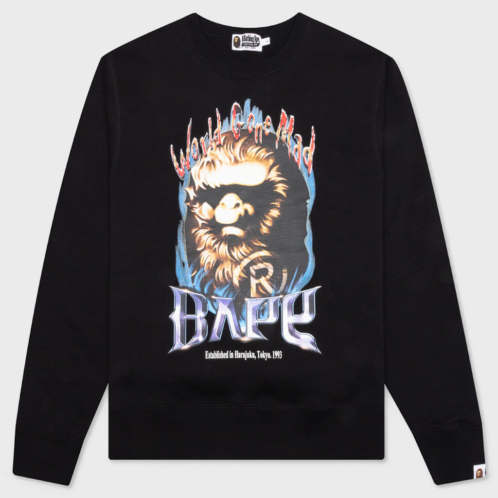 Bape Ape Head Crewneck - Black