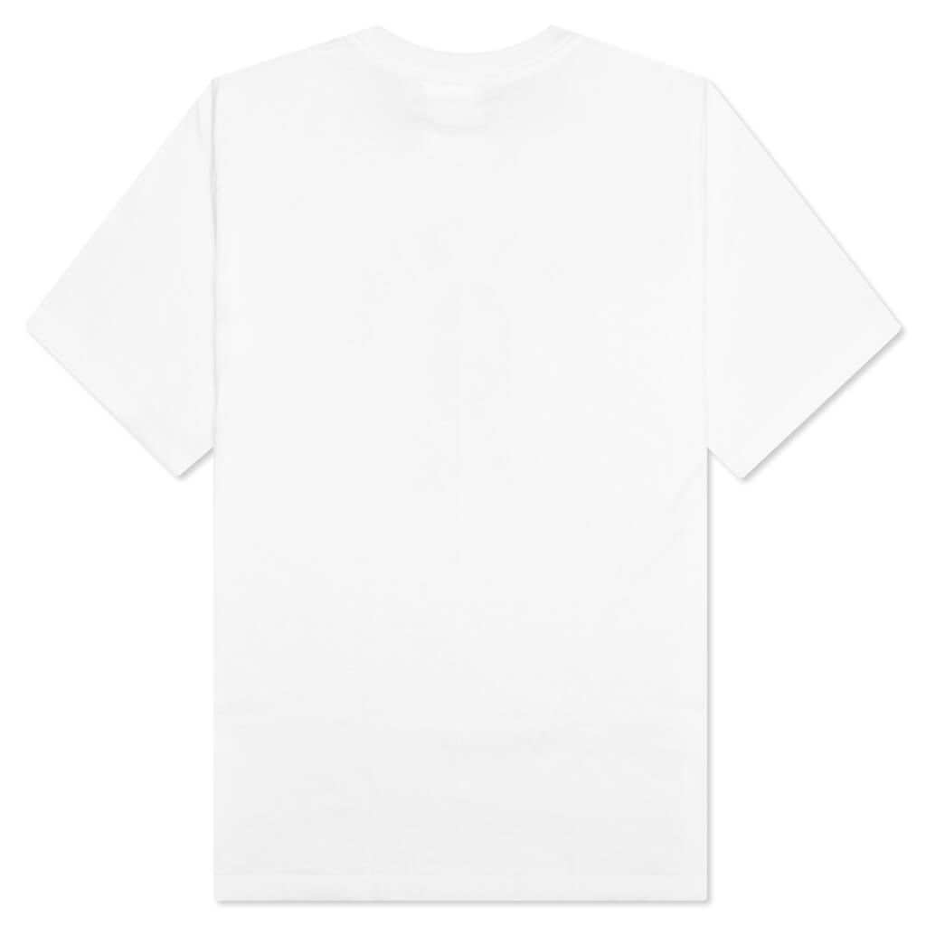 Bape Logo Monogram Baby Milo Tee  - White/Navy