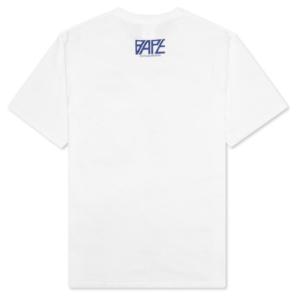 Bape Logo Monogram Tee - White